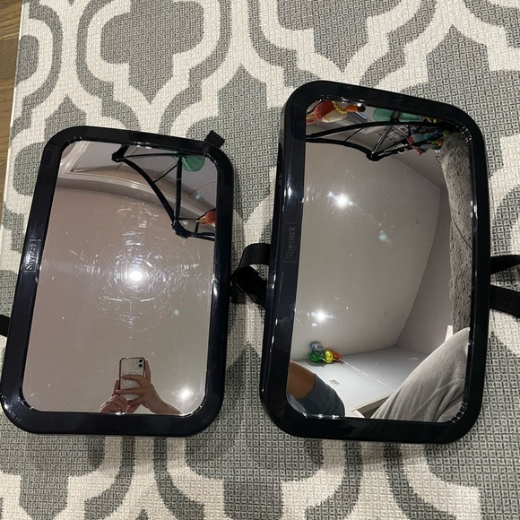 Shynerk Baby Car Mirror - black color.. 2 for the price of 1.. euc - Picture 7 of 9